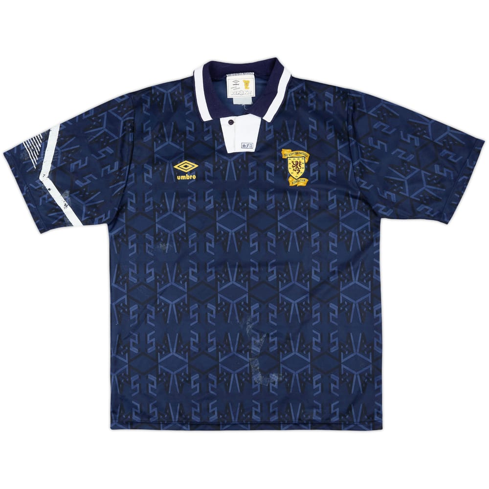 1991-94 Scotland Home Shirt - 7/10 - (L)