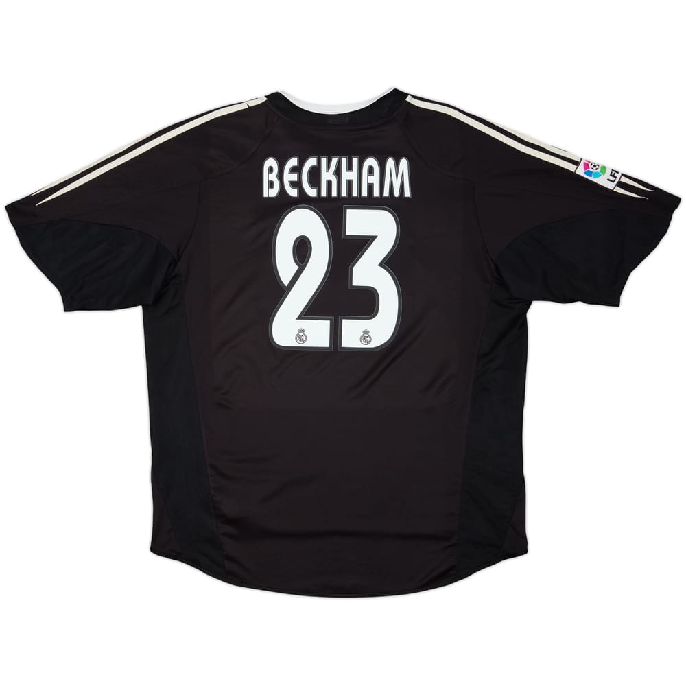 2004-05 Real Madrid Away Shirt Beckham #23 - 6/10 - (XL)