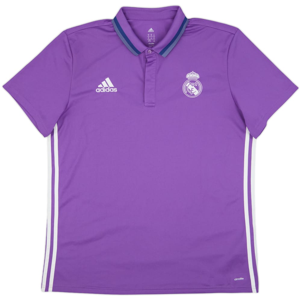 2016-17 Real Madrid adidas Polo Shirt - 8/10 - (XL)