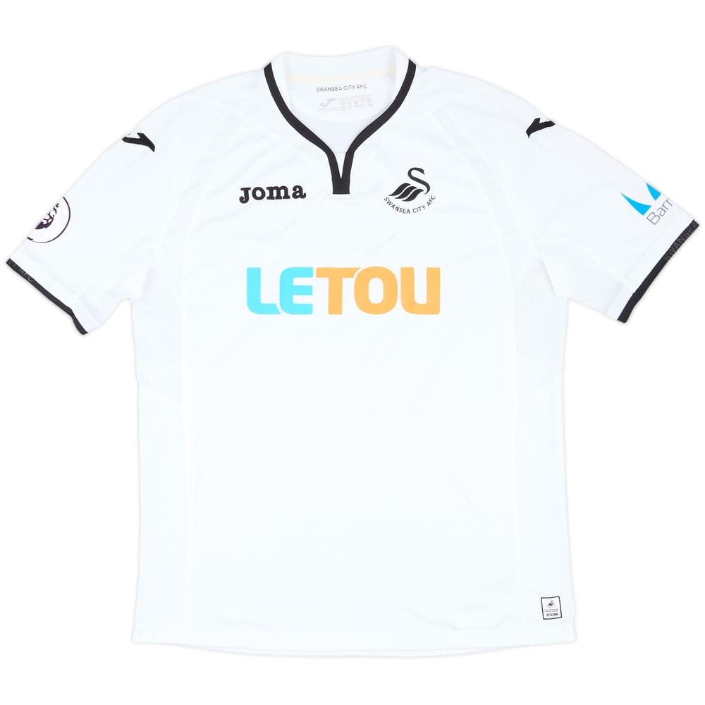 2017-18 Swansea Home Shirt - 9/10 - (XXL)