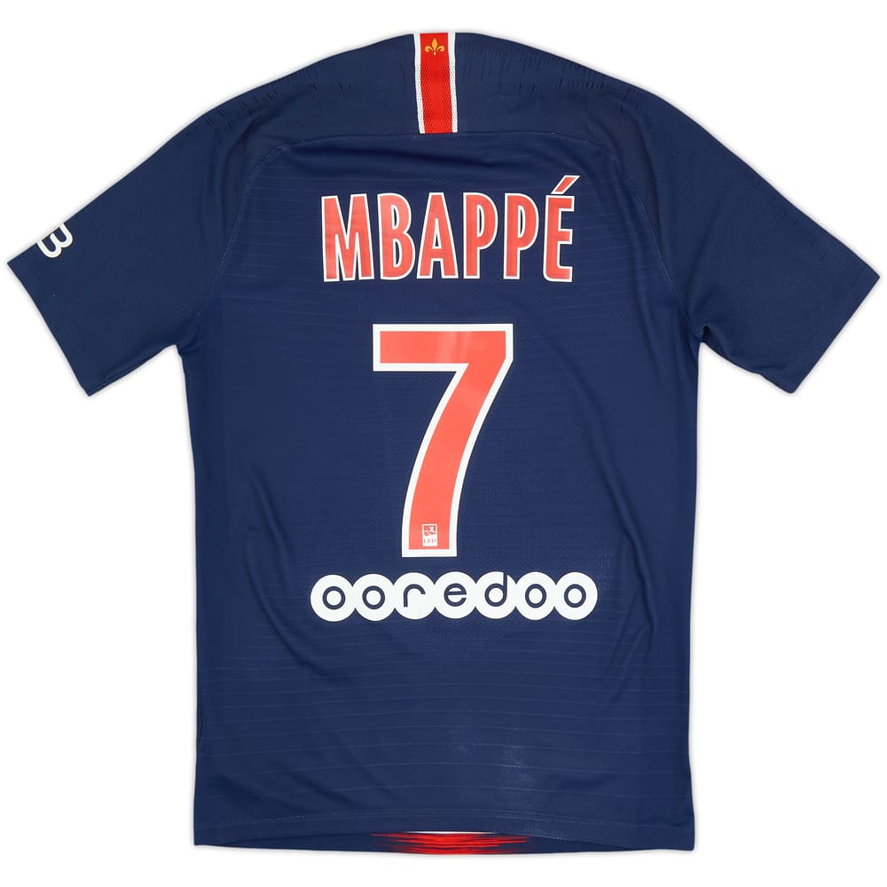 2018-19 Paris Saint-Germain Camiseta Auténtica Local Mbappe #7 - 6/10 - (S