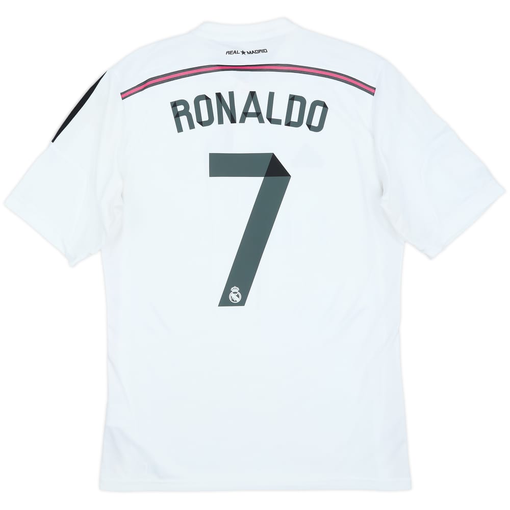 2014-15 Real Madrid Home Shirt Ronaldo #7 - 8/10 - (L)