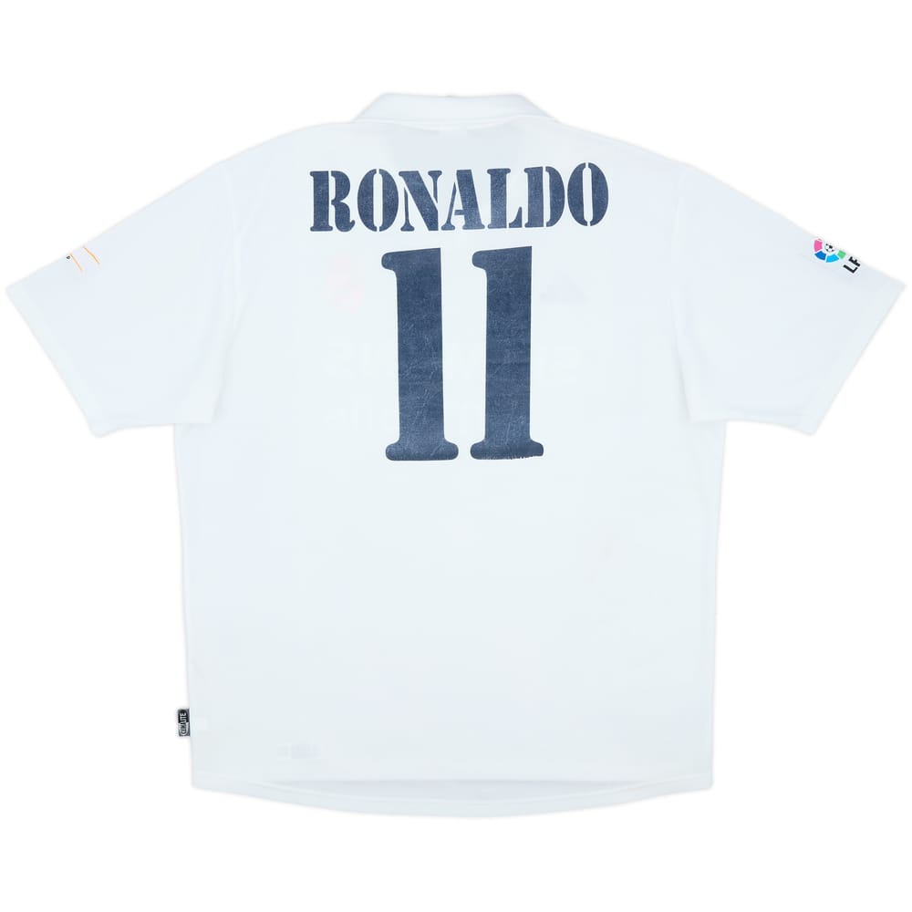 2002-03 Real Madrid Centenary Home Shirt Ronaldo #11 - 6/10 - (XL)