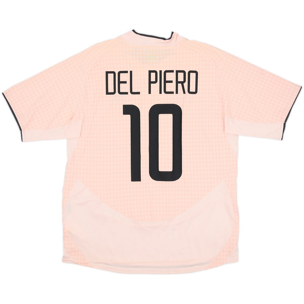 2003-04 Juventus Away Shirt Del Piero #10 - 7/10 - (L)