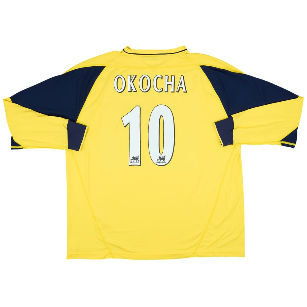 2002-03 Bolton Away L/S Shirt Okocha #10 - 8/10 - (XXL)