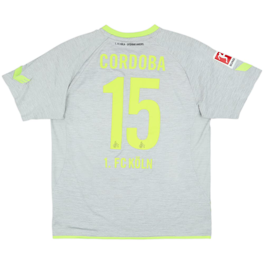 2017-18 FC Koln Third Shirt Cordoba #15  - 10/10 - (XL)