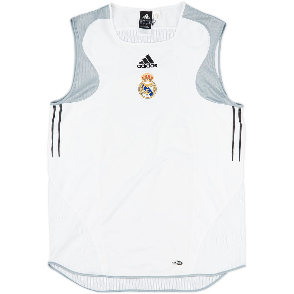2004-05 Real Madrid Signed adidas Training Vest - 9/10 - (M/L)