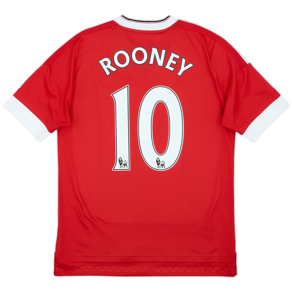 2015-16 Manchester United Home Shirt Rooney #10 - 7/10 - (XL.Boys)