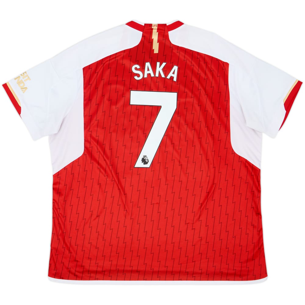 2023-24 Arsenal Home Shirt Saka #7 - 9/10 - (XL)