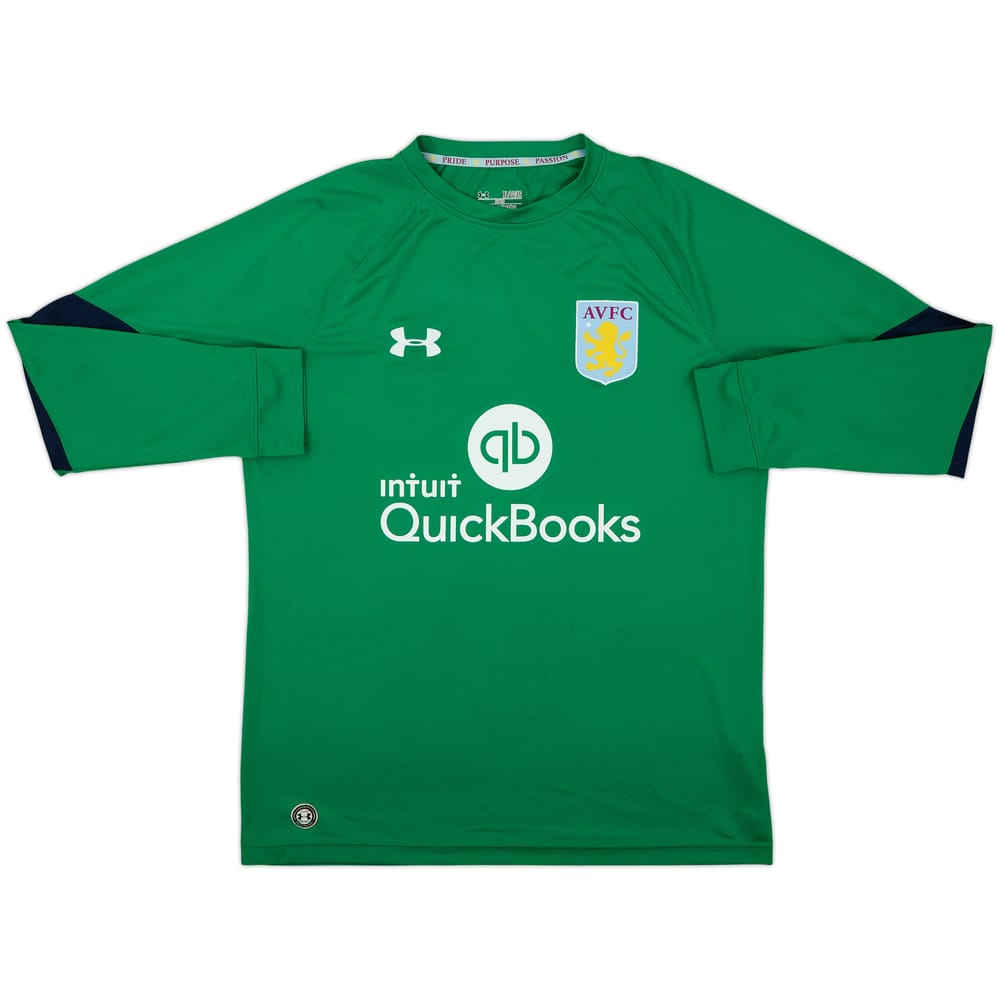 2016-17 Aston Villa GK Shirt - 8/10 - (XL)