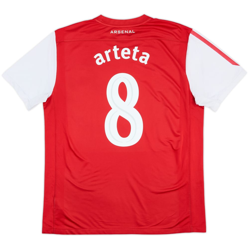 2011-12 Arsenal Home Shirt Arteta #8 - 6/10 - (L)