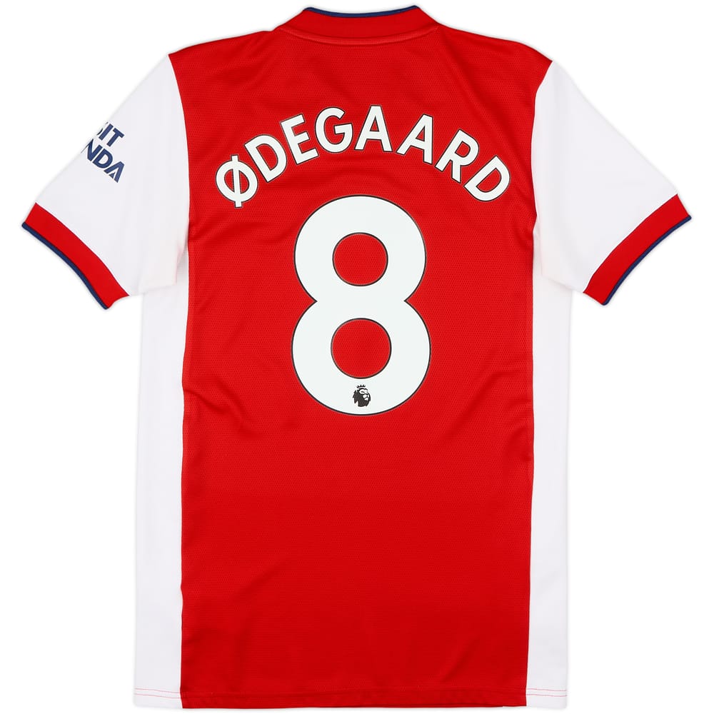2021-22 Arsenal Home Shirt Odegaard #8 - 6/10 - (S)