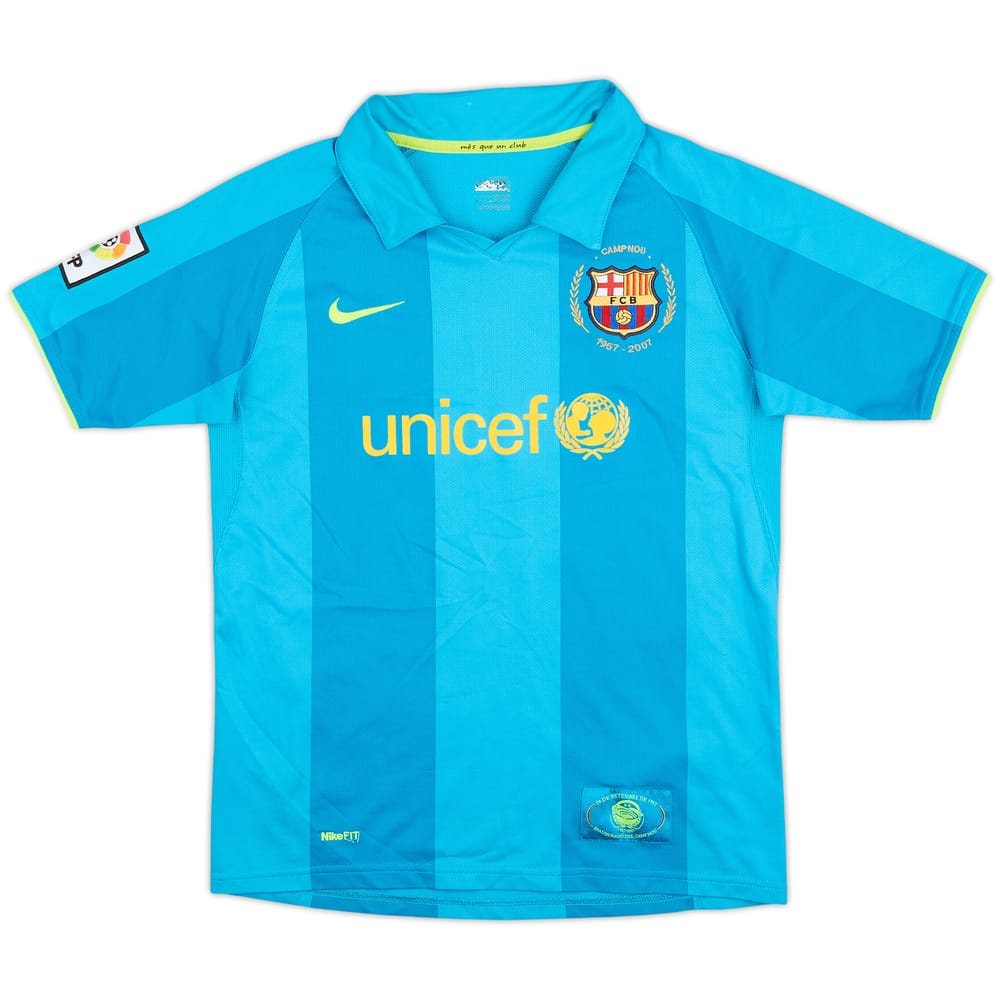 2007-09 Barcelona Away Shirt - 6/10 - (L.Boys)