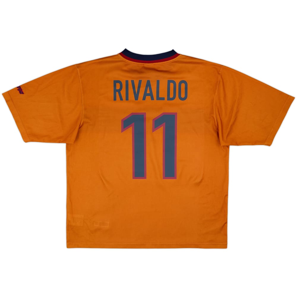 1998-00 Barcelona Basic Third Shirt Rivaldo #11 - 9/10 - (L)