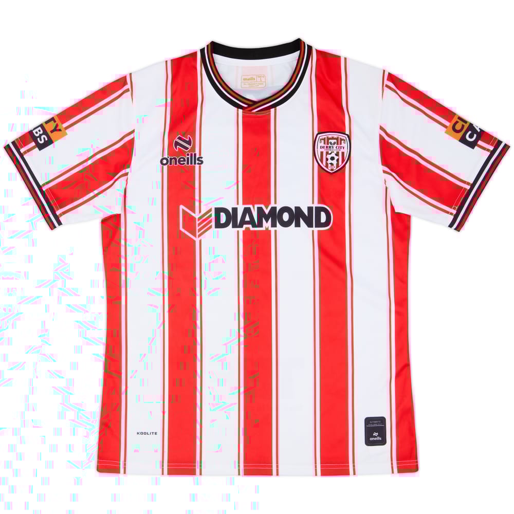 2024-25 Derry City Home Shirt - 10/10 - (L)