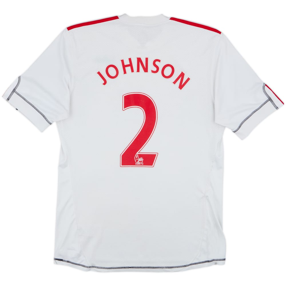 2009-10 Liverpool Away Shirt Johnson #2 - 6/10 - (M)