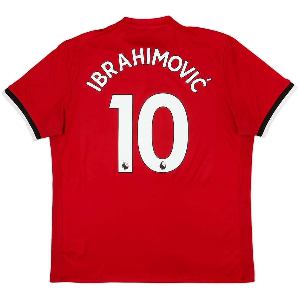 2017-18 Manchester United Home Shirt Ibrahimovic #10 - 5/10 - (XL)