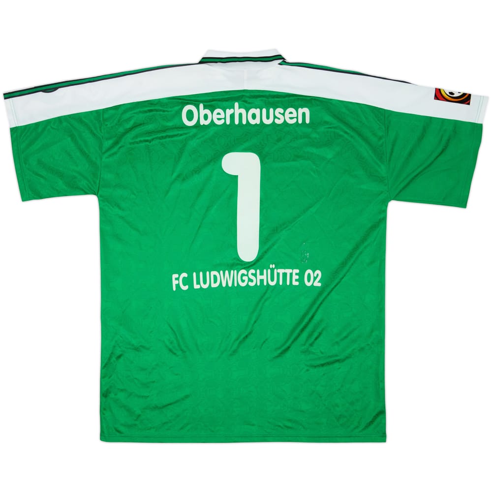 2001-02 Rot-Weiss Oberhausen Away Shirt FC Ludwigshutte 02 #1 - 9/10 - (XXL)