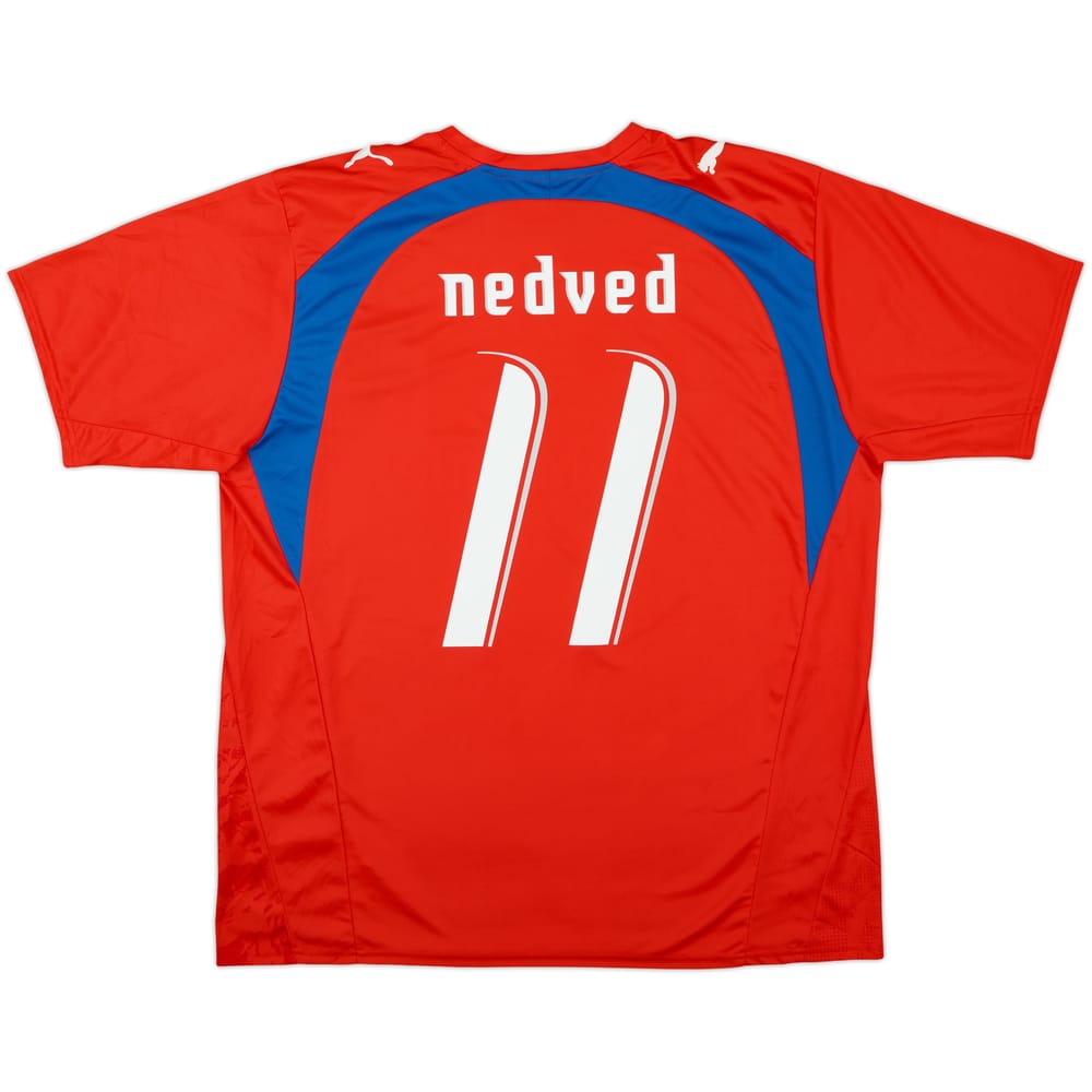 2006-07 Czech Republic Basic Home Shirt Nedved #11 - 8/10 - (XL)