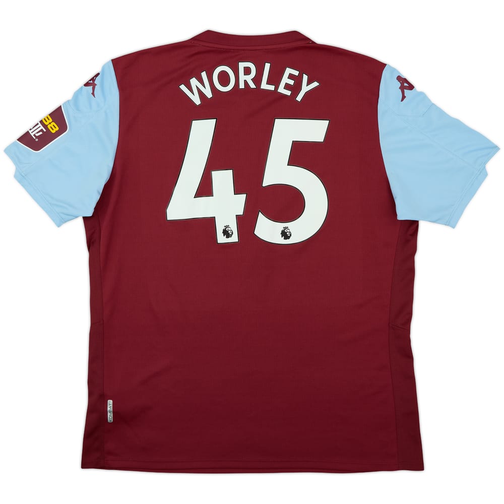 Camiseta de local del Aston Villa 2019-20 Worley #45 - 9/10 - (3XL)