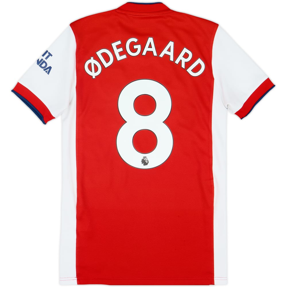 2021-22 Arsenal Home Shirt Odegaard #8 - 6/10 - (XS)