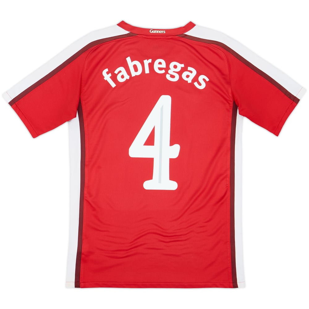 2008-10 Arsenal Home Shirt Fabregas #4 - 6/10 - (XL.Boys)