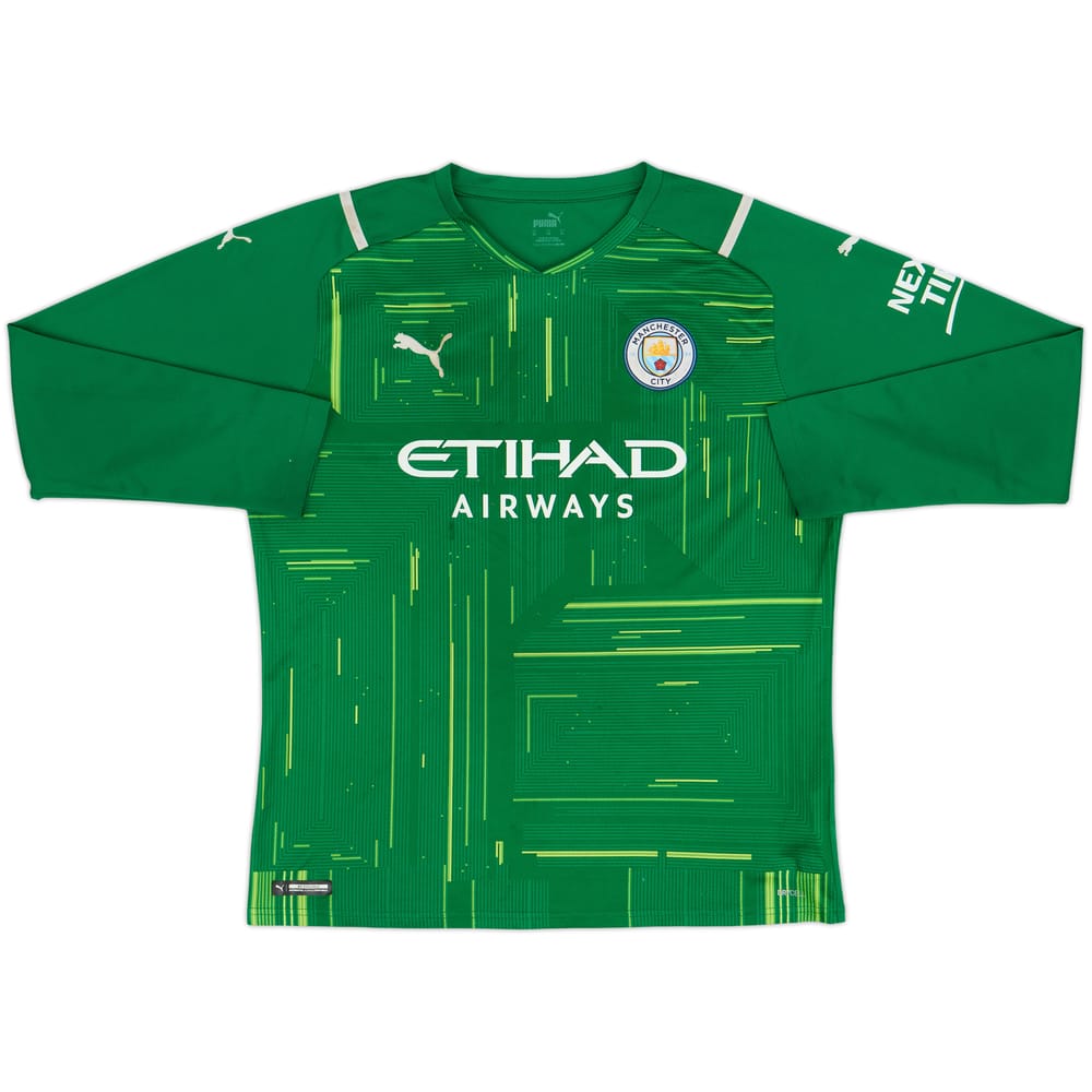 2021-22 Manchester City GK Shirt - 5/10 - (XL)