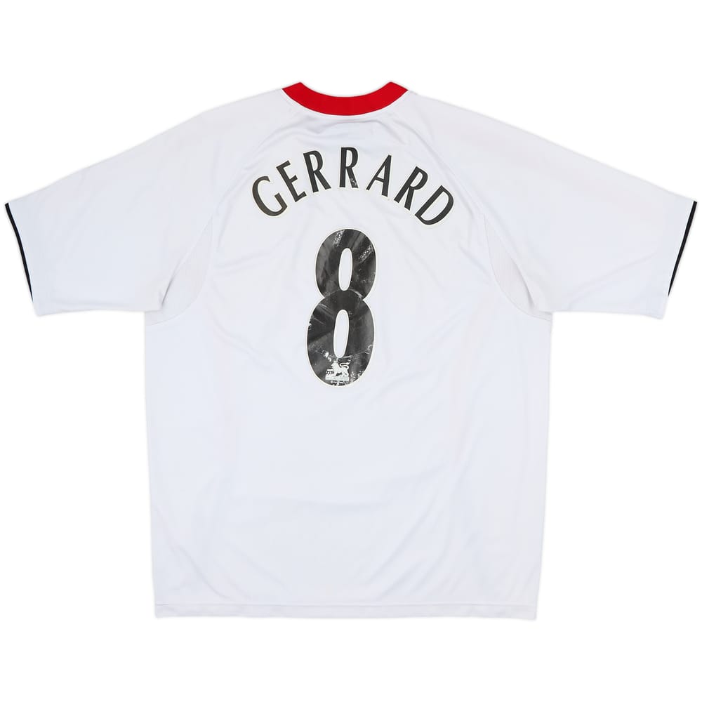2005-06 Liverpool Away Shirt Gerrard #8 - 6/10 - (L)
