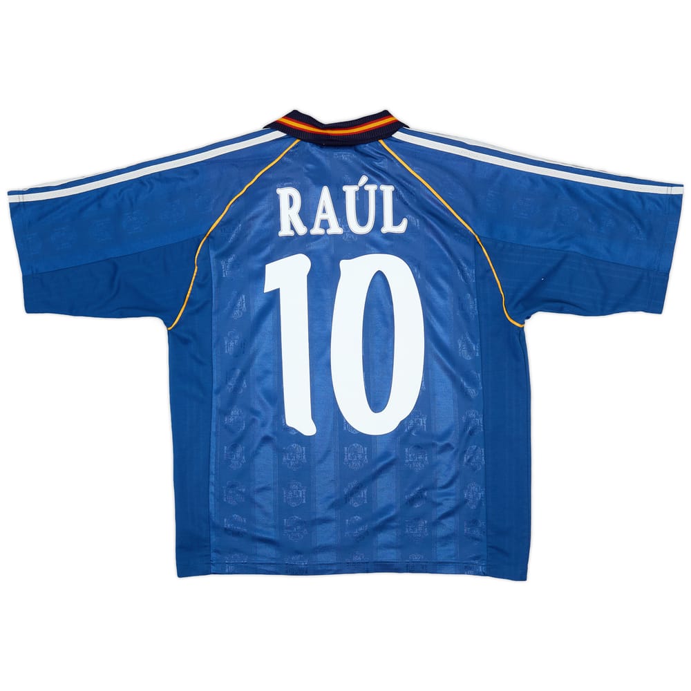 1999-00 Spain Away Shirt Raul #10 - 9/10 - (M)