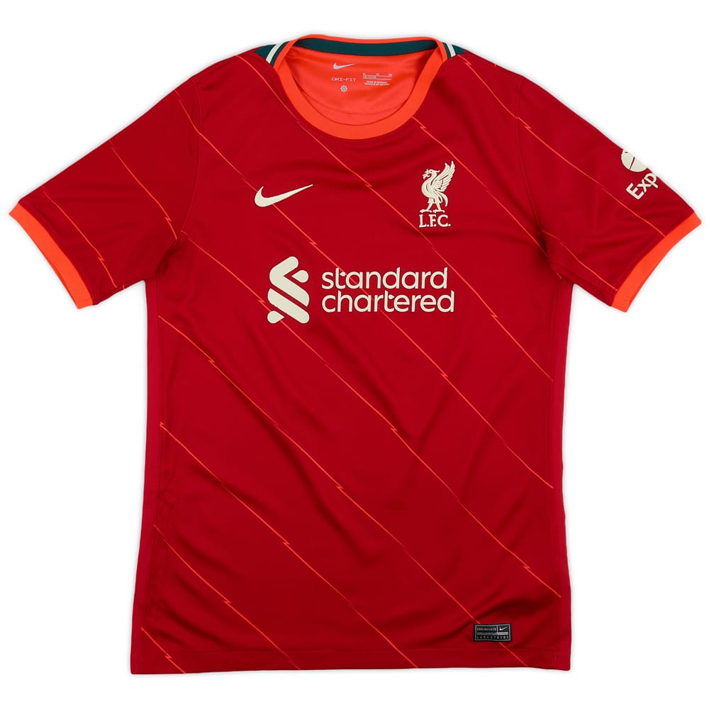 2021-22 Liverpool Home Shirt - 8/10 - (XL.Boys)