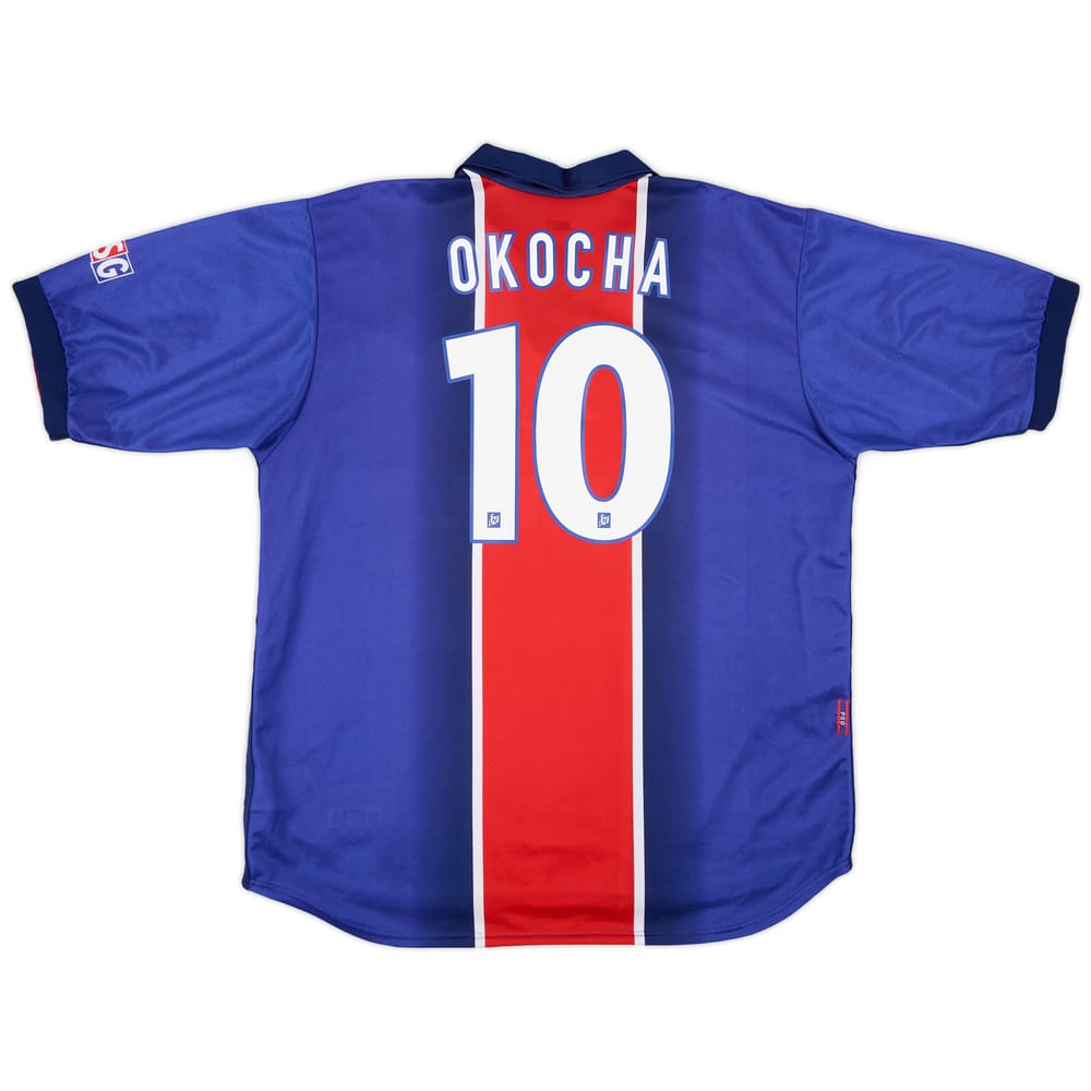 1998-99 Paris Saint-Germain Home Shirt Okocha #10 - 8/10 - (XL)