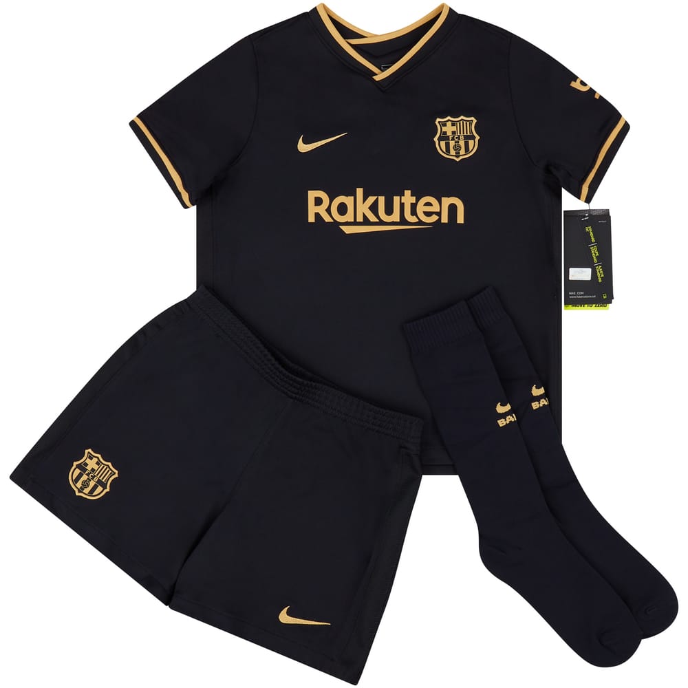 2020-21 Barcelona Away Full Kit - NEW - (KIDS)