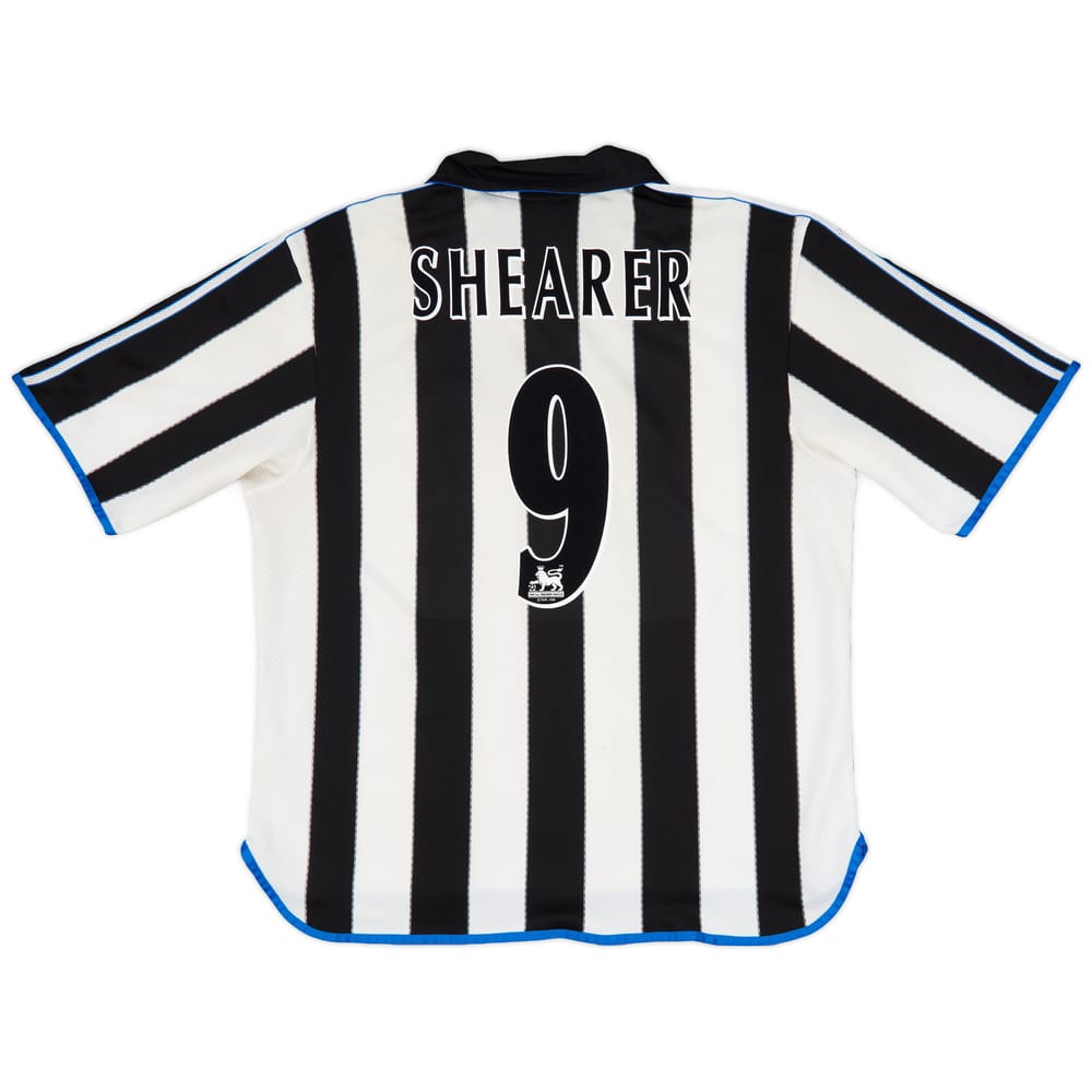 2000-01 Newcastle Home Shirt Shearer #9 - 5/10 - (XXL)