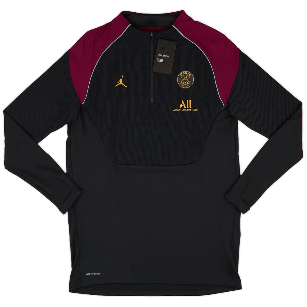 2020-21 Paris Saint-Germain x Air Jordan Player Issue Vaporknit 1/4 Zip Training Top