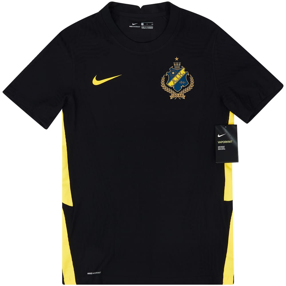 2021 AIK Stockholm Player Issue Vaporknit Home Shirt S