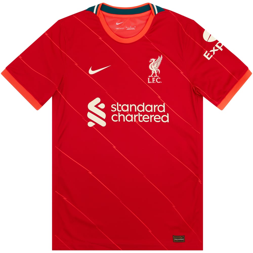 2021-22 Liverpool Player Issue Home Shirt