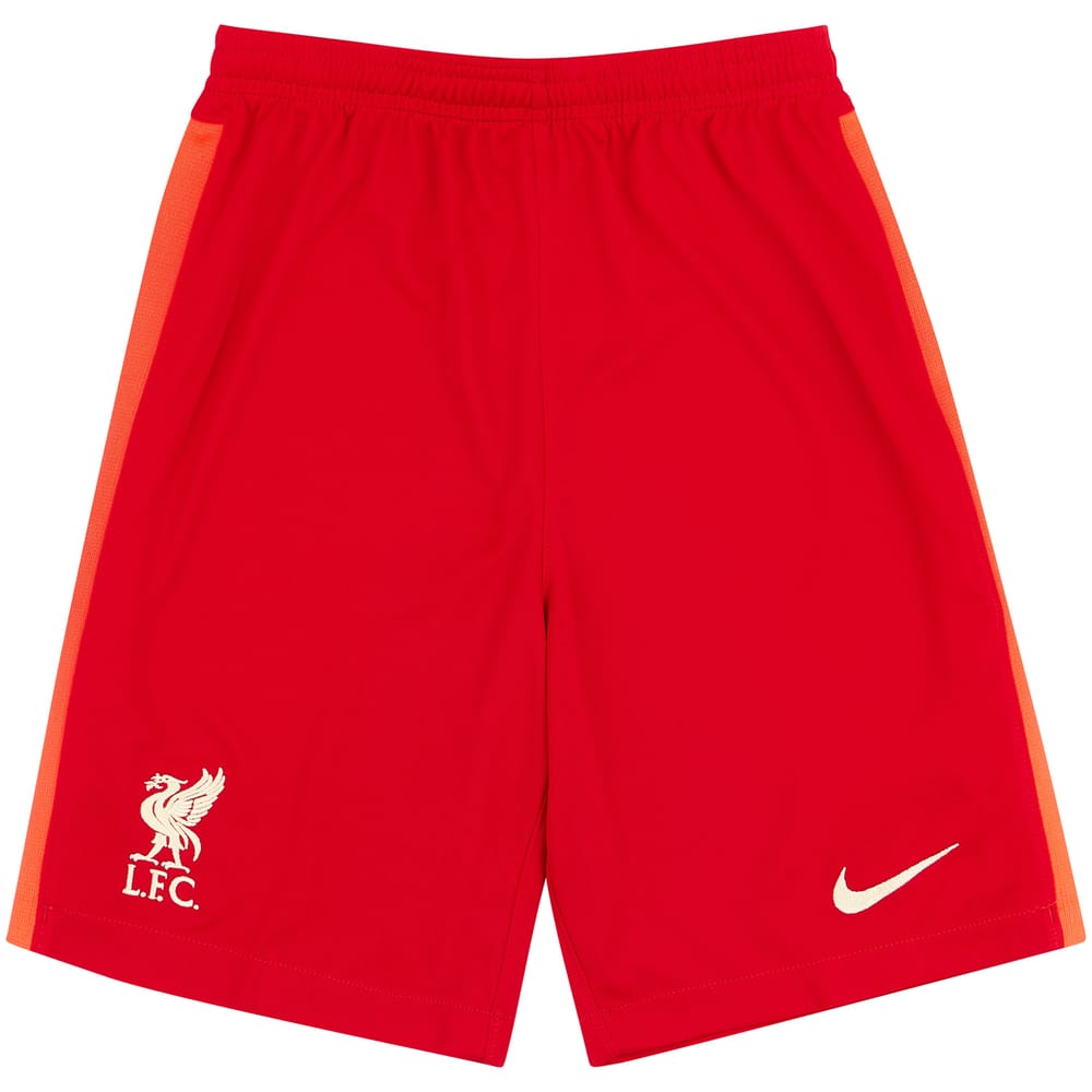 2021-22 Liverpool Nike Home Shorts - NEW - (KIDS)