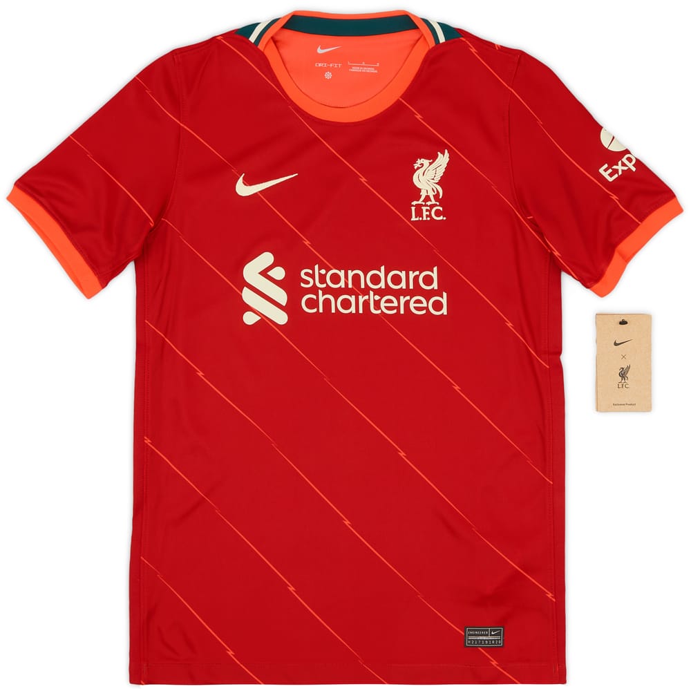 2021-22 Liverpool Home Shirt KIDS