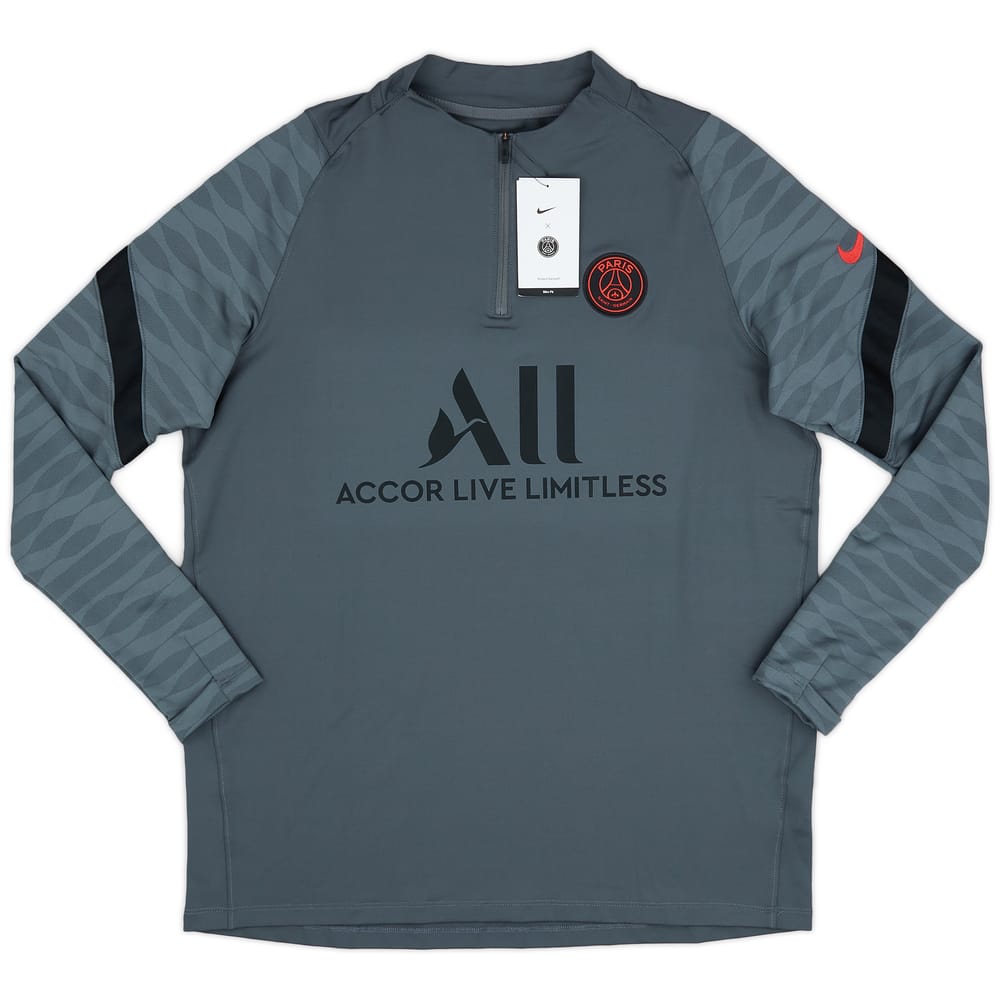 2021-22 Paris Saint-Germain Nike 1/4 Zip Drill Top (XXL)