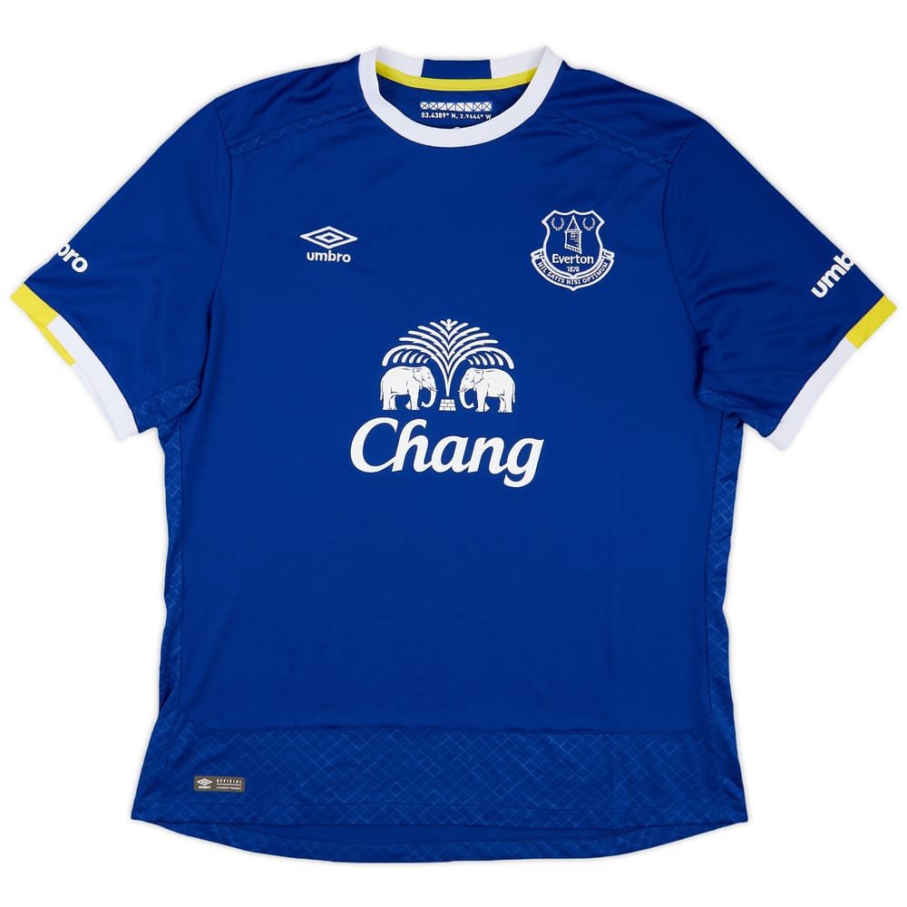 2016-17 Everton Home Shirt - 9/10 - (XL)