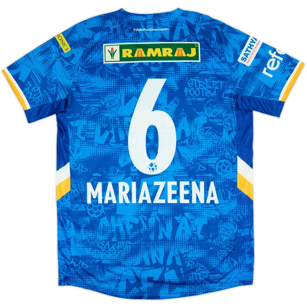 2024-25 Chennaiyin FC Home Shirt Mariazeena #6 (XL)