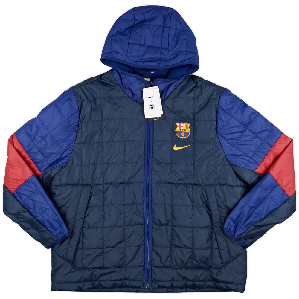 2021-22 Barcelona Nike Padded Fleece Jacket (XXL)