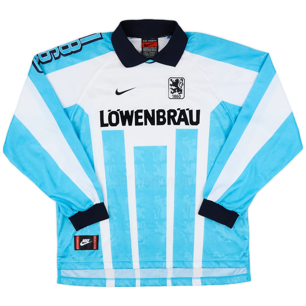 1996-97 1860 Munich Home L/S Shirt - 9/10 - (XL)
