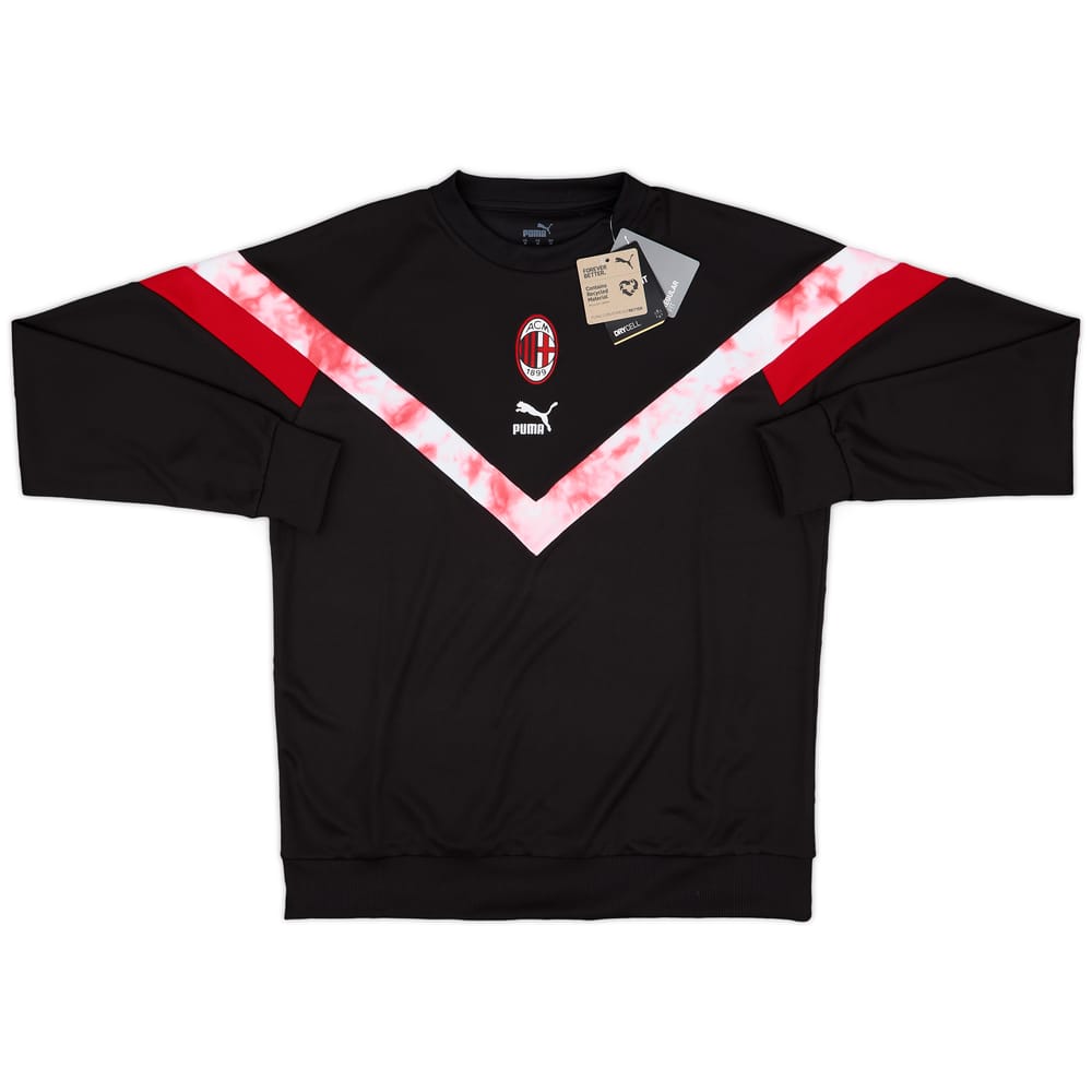 2021-22 AC Milan Puma Hooded Sweat Top (M)