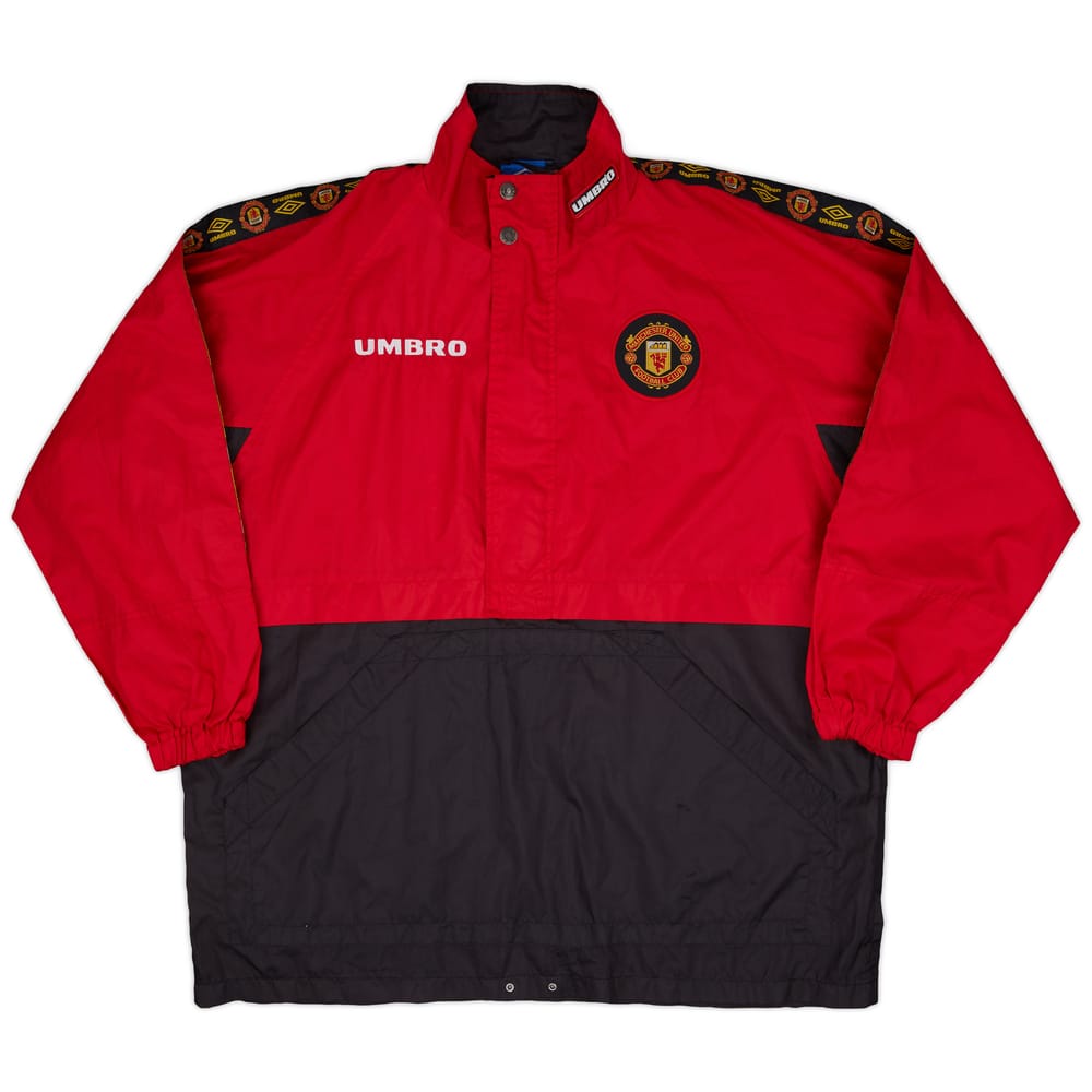 1994-95 Manchester United Umbro Hooded Rain Jacket - 7/10 - (M)