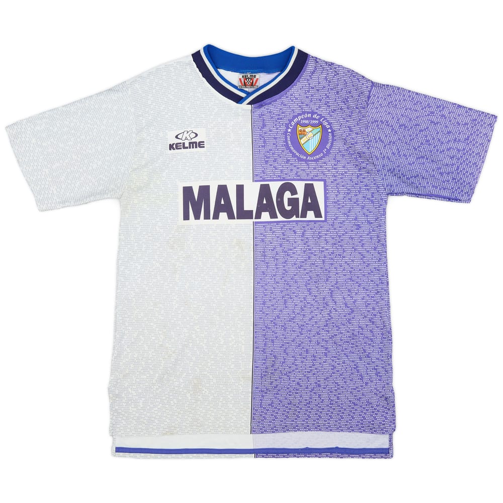 1998-99 Malaga 'Campeon De Liga' Home Shirt - 5/10 - (L)