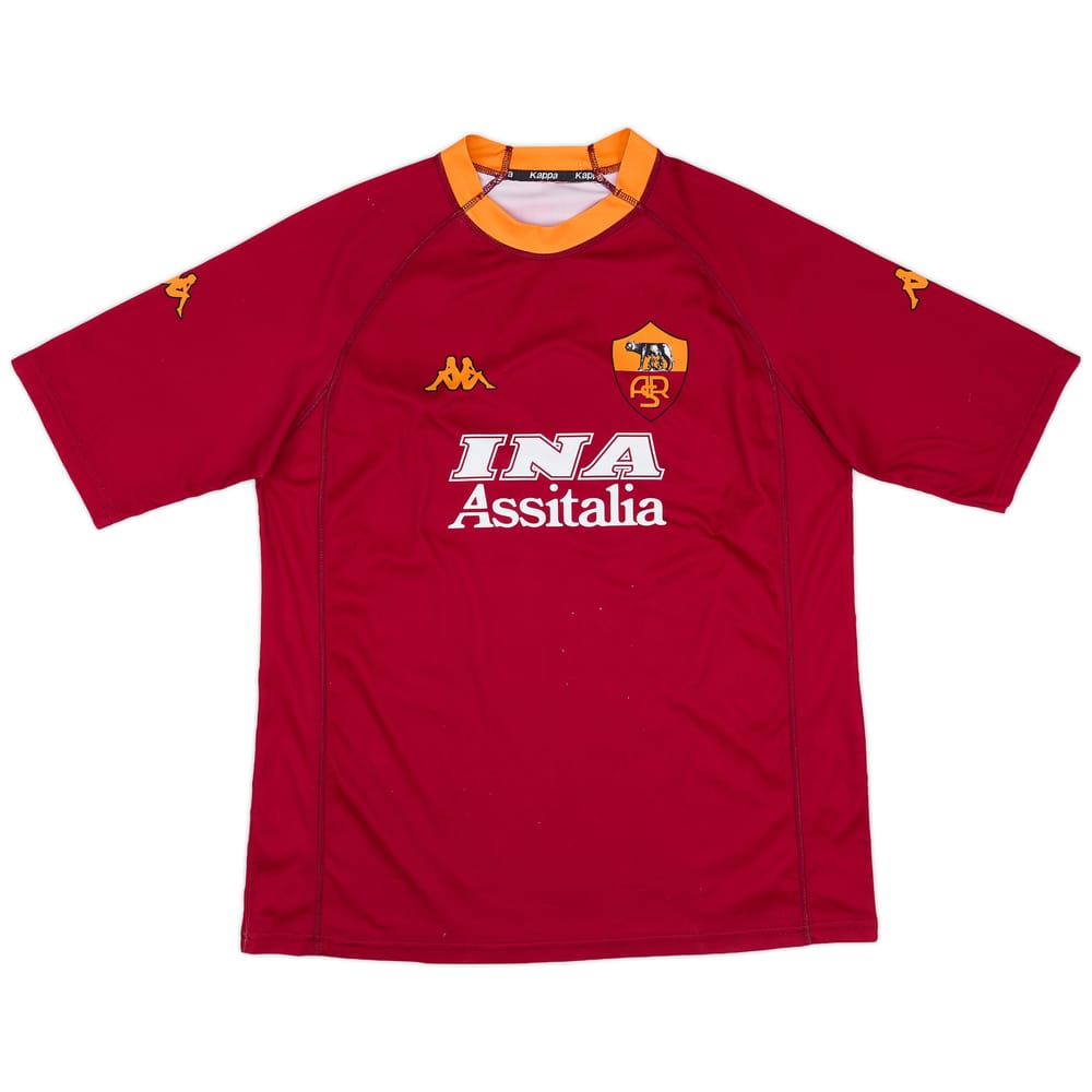2000-01 Roma Basic Home Shirt - 8/10 - (XXL)