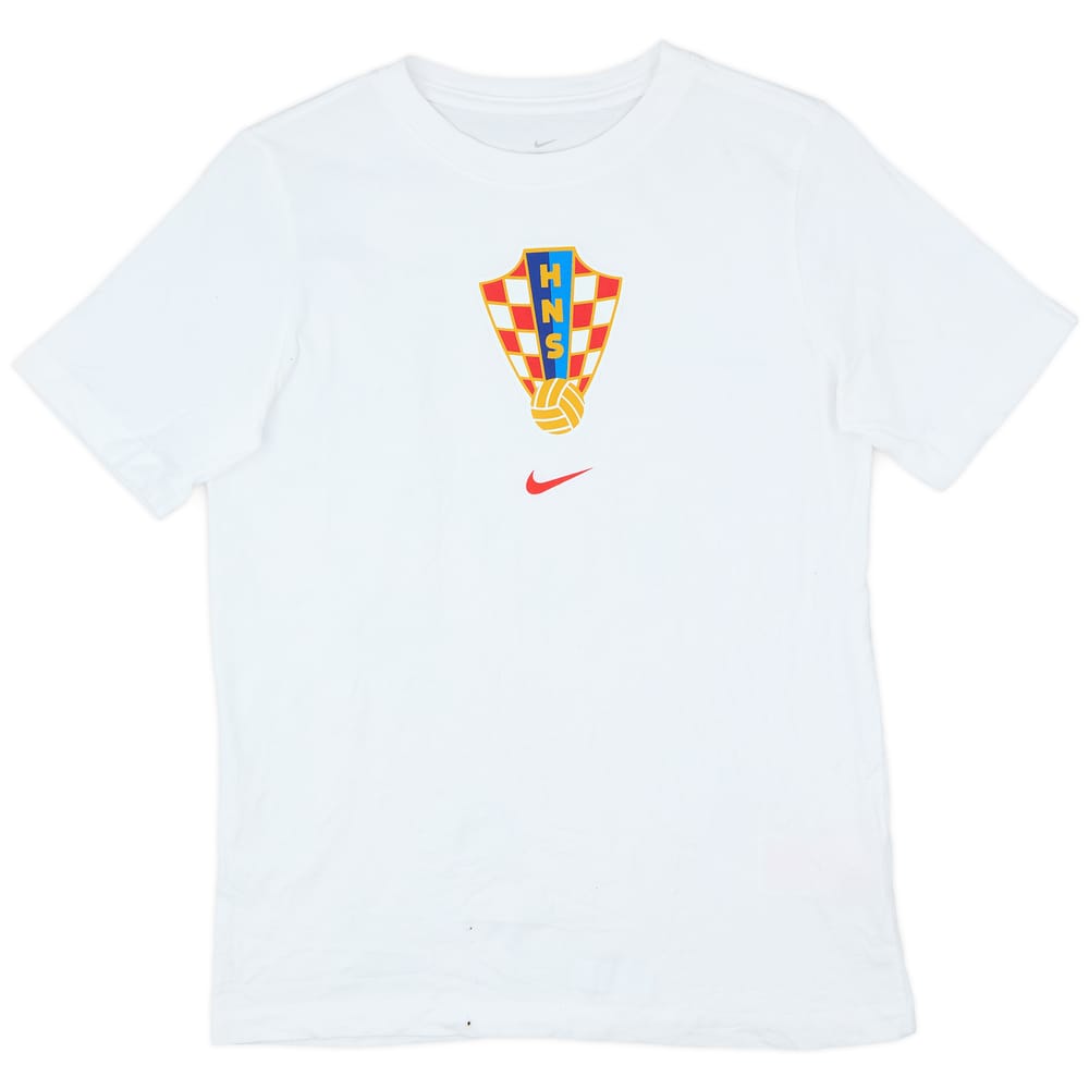 2020-21 Croatia Nike Cotton Tee - 6/10 - (XL.Boys)