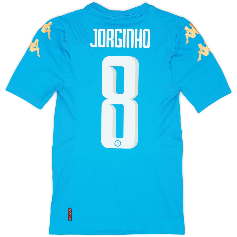 2016-17 Napoli Authentic Home European Shirt Jorginho #8 (M)