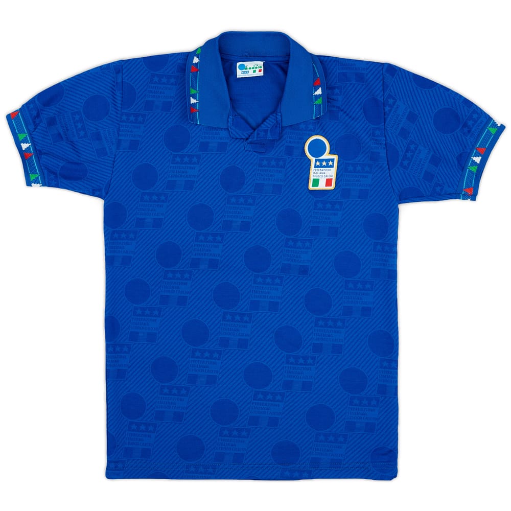 1994 Italy Home Shirt #10 (Baggio) - 9/10 - (XL.Boys)